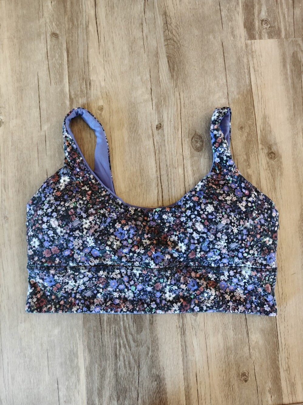 Lululemon Align Bra with Cups *Light Support, A/B CupFlower Burst Multi Size 12